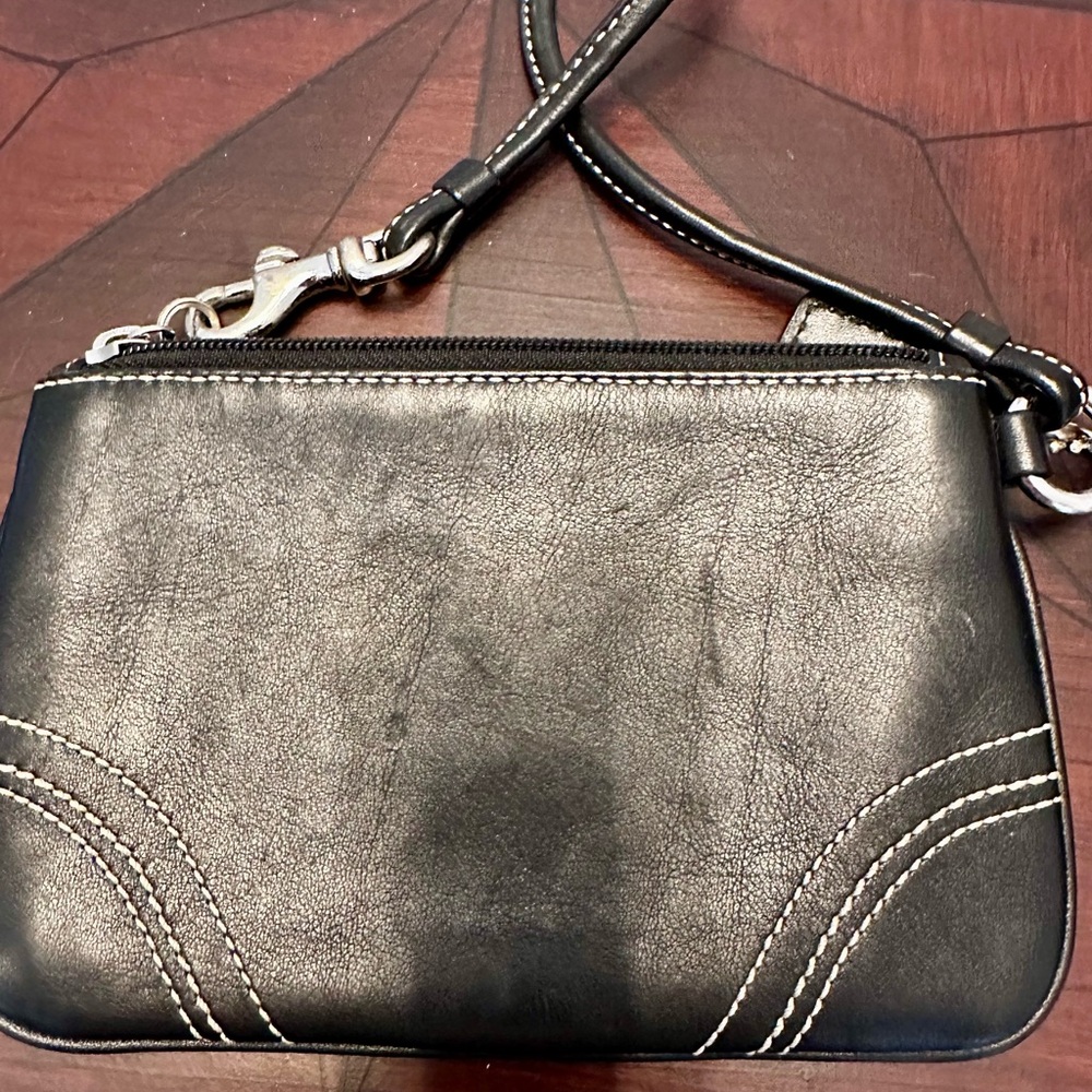 Coach Black Wristlet - Picture 2 of 9